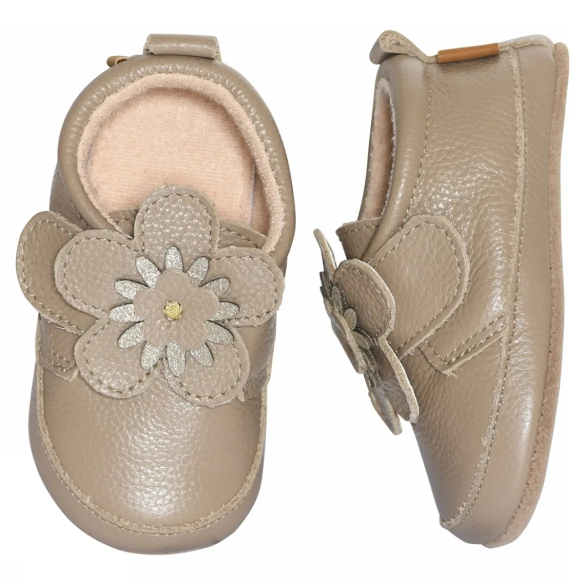 Daisy leather slippers