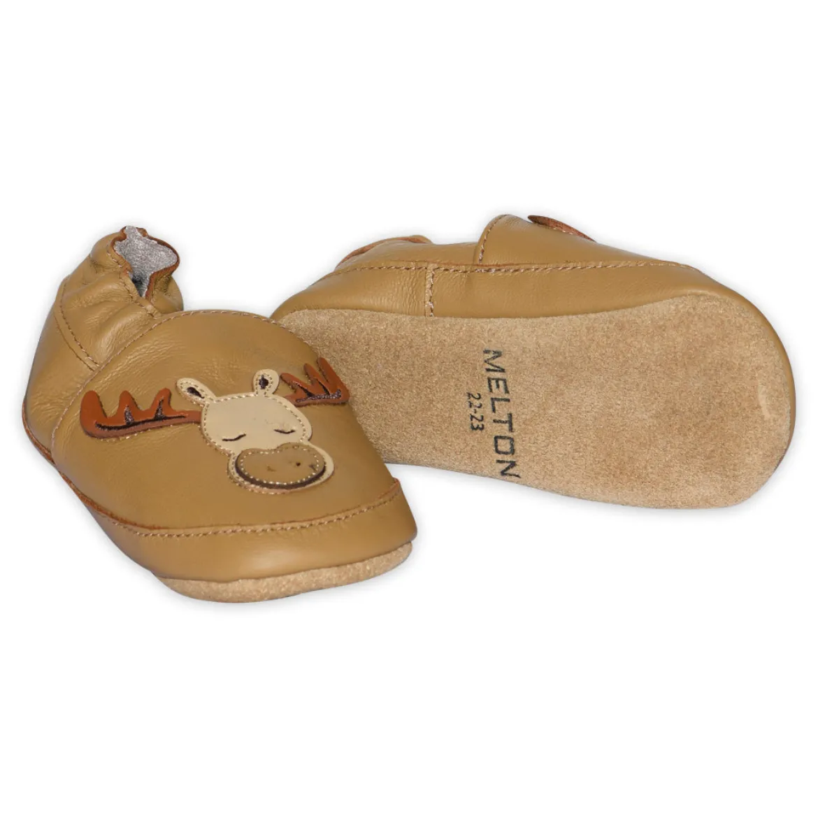 Moose leather slipper