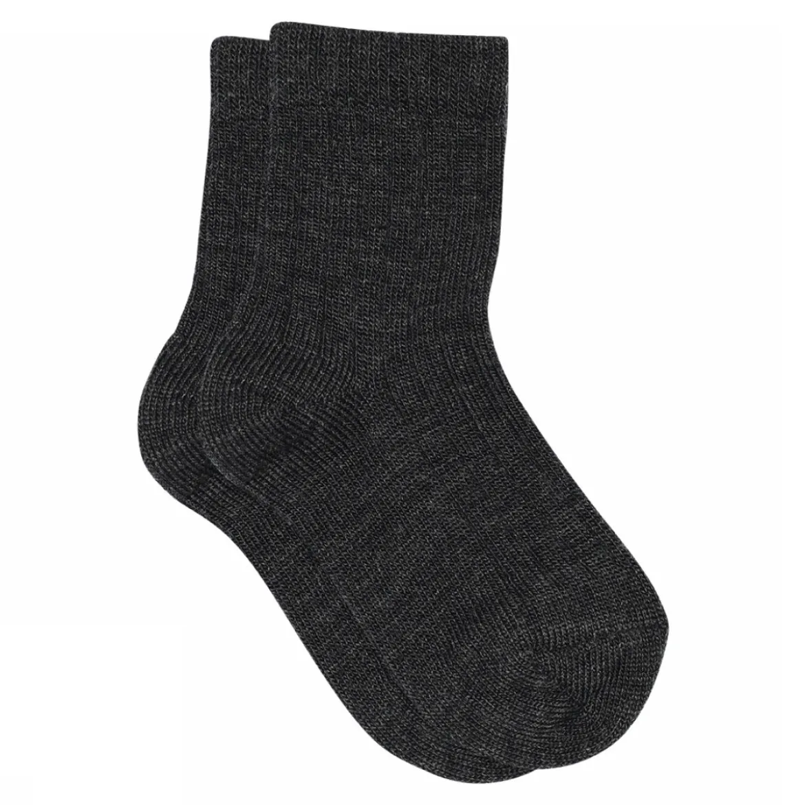 Wool rib socks